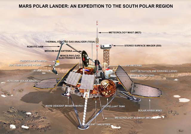 Search on Again for Mars Polar Lander
